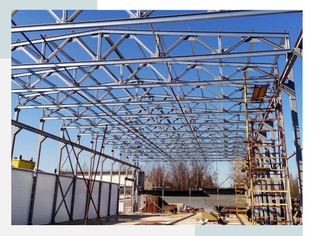 Строительство цехов в Спасск-Дальний от 621 руб. под ключ