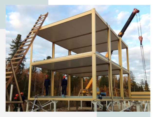 Строительство модульных здания Спасск-Дальний