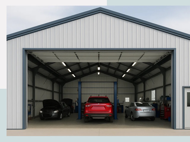 Ангары из сэндвич панелей от 621 руб. в Спасск-Дальний