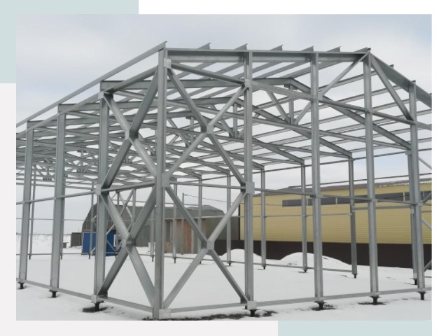 Каркасные ангары в Спасске-Дальнем
