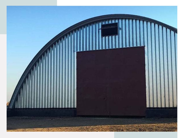 Бескаркасные ангары в Спасске-Дальнем