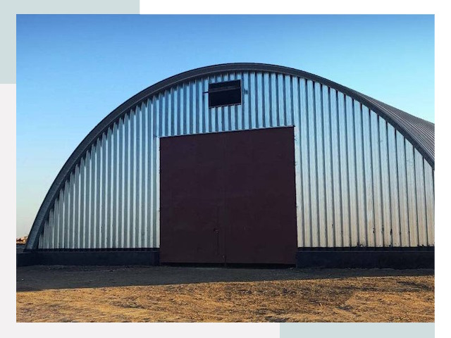 Арочные ангары в Спасске-Дальнем