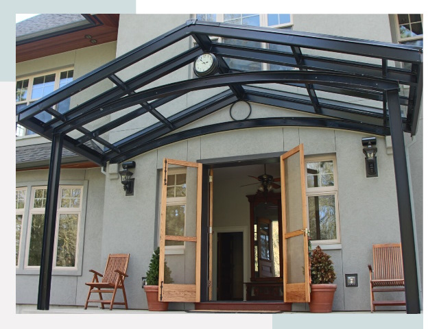 Козырьки металлические в Спасске-Дальнем